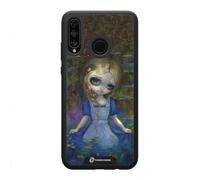 PHONECASES3D - Phone Case compatible with Huawei P30 Lite Jasmine Becket - 3D Phone Case Design Alice in a Monets Water Lillies - Patented 3D Effect Design - Lightweight & Durable Protection - Black