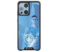PHONECASES3D - Phone Case compatible with OPPO Find X3 Man City Official Protective TPU Black
