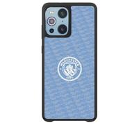 PHONECASES3D - Phone Case compatible with OPPO Find X3 Man City Official Protective TPU Black