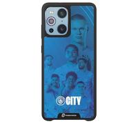 PHONECASES3D - Phone Case compatible with OPPO Find X3 Man City Official Protective TPU Black