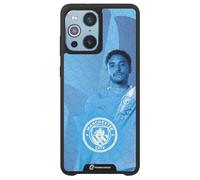PHONECASES3D - Phone Case compatible with OPPO Find X3 Man City Official Protective TPU Black
