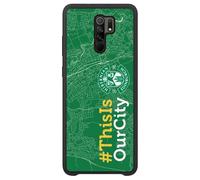 PHONECASES3D - Phone Case compatible with Redmi 9 Global Hibernian FC Official Protective TPU Black