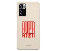 PHONECASES3D - Phone Case compatible with Redmi Note 11 Pro Global 5G Atlético de Madrid Official Compostable 100% Plant Based Black