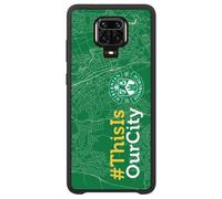 PHONECASES3D - Phone Case compatible with Redmi Note 9 Pro Global Hibernian FC Official Protective TPU Black