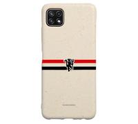 PHONECASES3D - Phone Case compatible with Samsung Galaxy A22 Manchester United FC Official Compostable 100% Plant Based Black