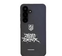 PHONECASES3D - Phone Case compatible with Samsung Galaxy A55 Atlético de Madrid Official Compostable 100% Plant Based Black