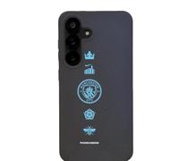 Phonecases3D - Phone Case Compatible with Samsung Galaxy A55 Man City Official 100% Plant-Based Black