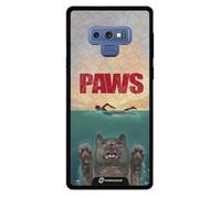 PHONECASES3D - Phone Case compatible with Samsung Galaxy Note 9 Vincent Hie - 3D Phone Case Design Paws - Patented 3D Effect Design - Lightweight & Durable Protection - Black