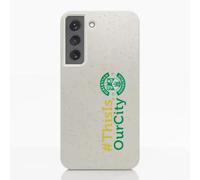 PHONECASES3D - Phone Case compatible with Samsung Galaxy S22 Hibernian FC Official Compostable 100% Plant Based Black