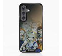 PHONECASES3D - Phone Case compatible with Samsung Galaxy S24 Jasmine Becket - Design Alice & the Bouguereau Princesses - Patented 3D Effect Design - Lightweight & Durable Protection - Black