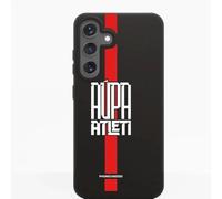 PHONECASES3D - Phone Case compatible with Samsung Galaxy S25 Plus Atlético de Madrid Official Compostable 100% Plant Based Black
