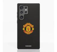PHONECASES3D - Phone Case compatible with Samsung Galaxy S25 Ultra Manchester United FC - Color Shield - Ergonomic Design - Lightweight & Durable Protection - Black