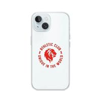 PHONECASES3D - Phone Case for Apple iPhone 15 Plus Athletic Club Official clear TPU White