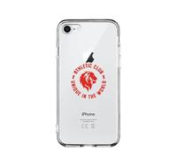 PHONECASES3D - Phone Case for Apple iPhone 8 Athletic Club Official clear TPU White