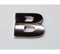 PhoneCaseWorld SKS Distribution® Chrome Look Letter B Car Decal/Badge - Comes with Self Adhesive Back