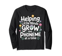 Phoneme Educator Phonological Reading Teacher Long Sleeve T-Shirt