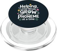 Phoneme Educator Phonological Reading Teacher PopSockets PopGrip for MagSafe