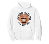 Phonemes Graphemes and Caffeine Lover for Reading Teachers Pullover Hoodie