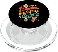 Phonèmes Graphèmes Caffeine for Teachers or Coffee Lovers PopSockets PopGrip for MagSafe