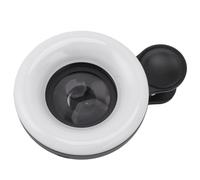 Phones Camera 15X Macro Lens with Mini Clip Ring Light,Portable Rechargeable Phone Lens Ring Light,2800 To 6500k Phone Ring Fill Light Len for Photography Video Recording Vlog