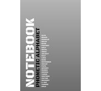 Phonetic Alphabet Notebook: Graph Paper 5x5 | ICAO International Radiotelephony Spelling Alphabet