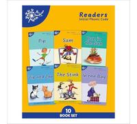 Phonic Books Dandelion Readers Set 1 Units 1-10: Alphabet Code Blending 4 and 5 Sound Words