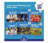 Phonic Books Lift Off Readers Vowel Teams, Diphthongs, and Silent Letters