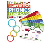 Phonics Card Game Set for Learning English, Game and Fun for Children and Adults, Learn Phonemes & Words Practice Reading, Digraphs CVC Consonant Connections, Long Vowel Sounds