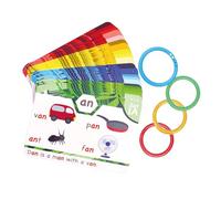 Phonics Cards - Learn to Read Cvc Blends Learning - Reading Toys Activities for Kindergarten Boy Baby Homeschool Girl Education Preschool Toddler