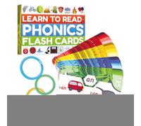 Phonics Cards, Study Homeschool Activity Reading Cards, Teaching Activities Toys for Kids Preschool Toddler Baby Boy Girl Education Classroom Homeschool
