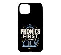 Phonics First Always Teacher Reader ABC Book Pencil Case for iPhone 15 Plus