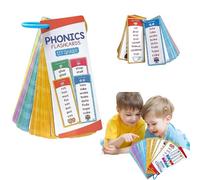 Phonics Flash Cards, 60 Double-Sided Cards with 1000 Sight Words Preschool Kids Learning Sight Words Supplies Early Educational Interactive Reading Games