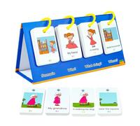 Phonics Flash Cards - Educational Letter Sound Game for Children, 80 x English Learning Cards with Pictures & Text, Reading Tools in Preschool Age, Teaching Aids in the Classroom, Early Literacy
