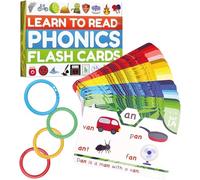 Phonics Flash Cards, Learn to Read & Sight Words - Interactive Study Games for First & Second Grade Homeschool Education