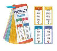 Phonics Flash Cards & Sight Words Learning Set, 117 Sound Groups, Sight Words Reading Games for Kindergarten, Homeschool Learning Supplies, Educational Gifts for Early Literacy Development