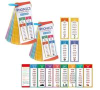 Phonics Flash Cards Word Family Build Book,117 Sound Groups,Learn to Read 30 Read & Rhyme Flip Books,Early Reading&Spelling Teaching Tools,Phonics Games Activity for Kindergarten and Homeschool