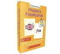 Phonics flashcards for ages 3-5: perfect for home learning. With 3 free printable posters (Scholastic First Learning)
