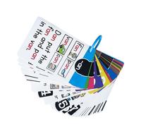 Phonics Flashcards with Pictures Early Learning Words Building Card Phonics Study Flashcards for Kindergarten Toddler Double-Sided Set Classroom Aid Words Images