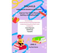 PHONICS:LEARN ENGLISH READING IN JUST 90 DAYS Level-3: LEARN ENGLISH READING IN JUST 90 DAYS Level-3: The course includes a series of 4 books, to ... through each step of their reading journey.