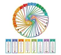 Phonics Learning Game Set - Rhyming Educational Toys, Flash Card Activity Kit | Sixty Piece Learn To Read Phonics Cards, Fun Engagement Classroom Home Birthday Party Learning Tool for Kids