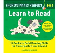 Phonics Makes Readers: Learn to Read Box 1: 15 Books to Build Reading Skills for