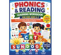 Phonics & Reading Learning Workbook for Kids Ages 5-7: Fun Literacy Games, Puzzles and Practice Activities to Build Reading Confidence (Brave Little Steps - Reading Skills Series)