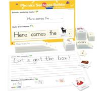 Phonics Sentence Builder for Kids - CVCE & Long Vowel Word Games, Silent E Phonics Reading & Writing Activity, Kindergarten & Preschool Classroom Must Haves