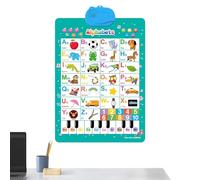 Phonics Wall Chart - Colorful Educational Poster for Early Learning | Electronic & Visual Aid Literacy Development Interactive Letter Sound Tool Preschool, Homeschool, Toddler, Boys & Girls