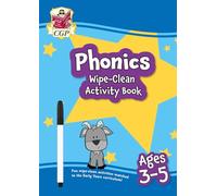 Phonics Wipe-Clean Activity Book for Ages 3-5 (with pen) (CGP Reception Activity Books and Cards)