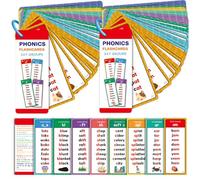 Phonics Word Cards 117 Sound Groups 900+ Rhyming Words Preschool English Discovery Joy, High Frequency Word Lists Card Set, Fun Phonics Learning Activities (2)