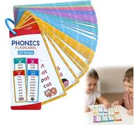 Phonics Word Cards 117 Sound Groups 900+ Rhyming Words Preschool English Discovery Joy, Phonics Word List Card Set, Learn to Read & Spell, Fun Learning Activities