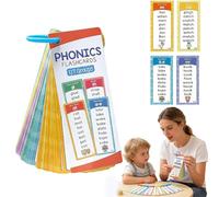 Phonics Word Cards 117 Sound Groups 900+ Rhyming Words Preschool English,Phonics Flashcards Set,Early Reading & Spelling Teaching Tools, Phonics Word Cards for Classroom Homeschool