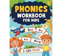 Phonics Workbook for Kids 4-6: More Than 80 Pages to Learn Letters, New Words, Practice Letter Sounds, Practice Reading and More! | Phonics Activities ... for Little Readers and Kids Ages 4, 5 & 6