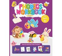 Phonics Workbook Level-1: Learn Letters A-Z with Tracing, Matching, Dot-to-Dot & Coloring
